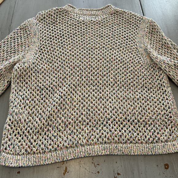 Pistola Caroline Open Knit Confetti Sweater Sz S - Picture 9 of 10